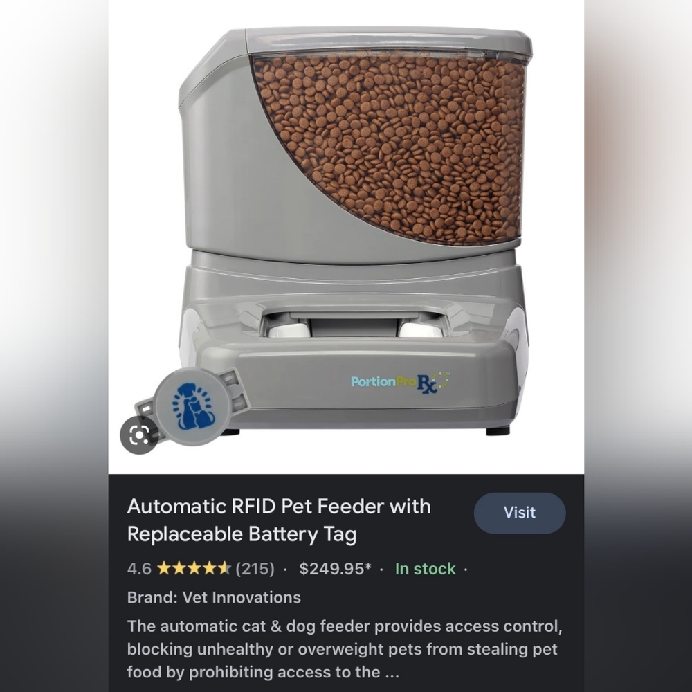 PortionPro Pet Feeder! New!
